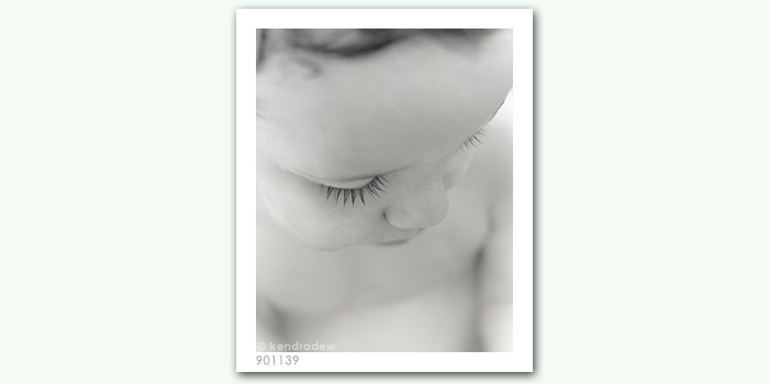 photograph of baby up close