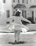 photograph of girl in dress